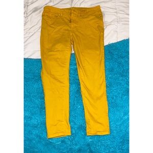 Mustard work pants